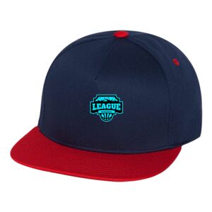 Five-Panel Cotton Twill Snapback Cap Thumbnail